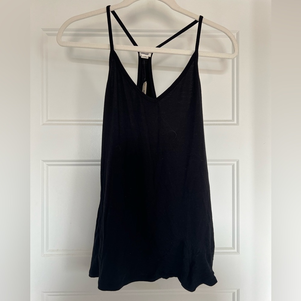 Black tank top